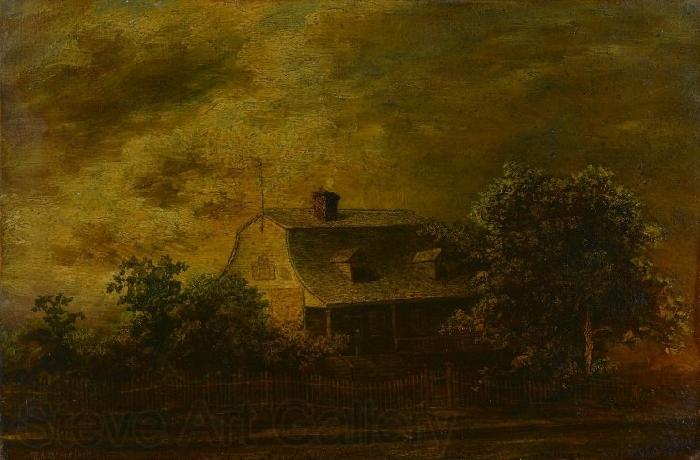 Ralph Albert Blakelock Farmhouse of F B Guest Spain oil painting art
